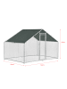 pro.tec Freilaufgehege Wels in Grün (L)300cm (B)200cm