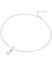Valero Pearls Perlen-Kette Sterling Silber Zirkonia Süßwasser-Zuchtperle in silber