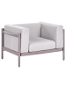 Beliani 2er-Set Sessel FERRETTI in Grau/Beige
