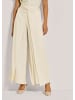 MADELEINE Sommerliche Stoffhose mit Überwurf in perlweiß