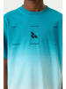 Garcia T-Shirt kurzarm Farbverlauf Teenager in teal blue