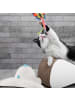relaxdays Katzenspielzeug in Weiß - (B)20,5 x (H)33,5 x (T)18 cm