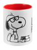 United Labels The Peanuts Tasse Snoopy - Leseratte aus Keramik 320 ml in weiß