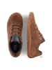 Camel Active Sneaker aus Nubukleder und Textil in Cognac