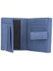 Esquire Viktoria Geldbörse RFID Leder 12 cm taubenblau