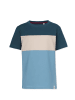 Band of Rascals T-Shirt " Block " in dark-petrol-aegean-blue