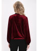 Usha Women Blouse in burgundy
