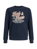 JACK & JONES Junior Sweatshirt 'JJELOGO' in dunkelblau