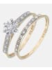 Diamant L'éternel Ring aus 375 Gelbgold mit 0.15 Karat Diamant