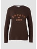 s.Oliver T-Shirt in 89D0_dunkelbraun