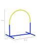 Pawhut Hunde Agility Set Blau+Gelb PE+ ABS