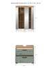xonox.home Badkombination in Artisan Eiche/Salbei - (B) 60 x (H) 191 x (T) 37
