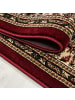 KADIMA DESIGN Teppich Kurzflor Waschbar Orientalisch ALETSCH Strapazierfähig OEKO-TEX in Rot