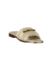 Twinset Beige Leder Damen Sandale