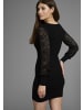 Bruno Banani Strickkleid in schwarz