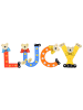 Playshoes Deko-Buchstaben "LUCY" in bunt