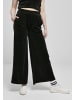 Urban Classics Urban Classics Damen Ladies High Waist Straight Velvet Sweatpants in black