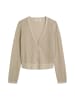Marc O'Polo Ajour-Cardigan regular in Linen Beige