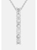 Ethische Diamanten Halskette aus 375 Weißgold mit Lab Grown Diamant