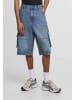 Urban Classics Jeans-Shorts in mid deep blue washed