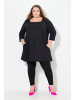 Ulla Popken Longshirt in schwarz