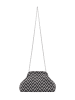 aleida Women Clutch in Black Multicolor