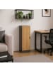 VCM  Mehrzweckschrank Büro Wohnzimmer Dilos 114 x 38 cm in Anthrazit / Honig-Eiche