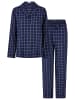 Seidensticker Pyjama Classic Flannel in Navy