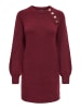 ONLY Strickkleid in Cabernet