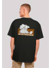 F4NT4STIC Oversize T-Shirt Pinocchio Maybe Tomorrow in schwarz