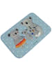 Mr. & Mrs. Panda Badteppich Koala Familie ohne Spruch in Blau Pastell