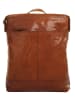 SPIKES & SPARROW Rucksack echt Leder in cognac