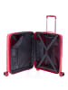 Gladiator 0800 4 Rollen Trolley 55 cm mit Dehnfalte in red