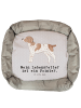 Mr. & Mrs. Panda Hundesofa Pointer Lebensretter mit Spruch in Grau Pastell