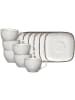 Ritzenhoff & Breker 6er Set Espressotassen mit Untertassen Casa 80 ml in beige