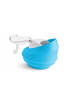 CrunchCup Ersatzdeckel für CrunchCup Tragbarer Müslibecher To Go in Blau