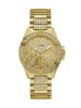 Guess Damenuhr Lady Frontier Multifunktion Goldfarben