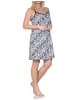 NORMANN Spaghetti Nachthemd Animal Print  125 215 444 in dunkelgrau
