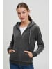 Oxmo Kapuzensweatjacke in grau