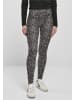 Urban Classics Urban Classics Damen Ladies Soft AOP Leggings in blackline
