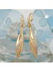 Gallay Ohrringe 41x6mm 9Kt GOLD in silber