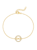 Rafaela Donata Armband Infinity aus Sterling Silber mit Zirkonia in gelbgold