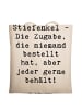 Mr. & Mrs. Panda Tragetasche Stiefenkel Freude mit Spruch in Creme