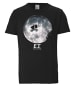 Logoshirt T-Shirt E.T. - Mond in schwarz
