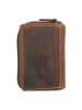 Greenburry Vintage Kreditkartenetui RFID Leder 7,5 cm braun