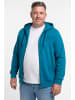 Men Plus Sweatjacke in rauchblau