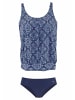 S. Oliver Oversize-Tankini in marine-bedruckt