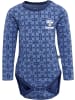 Hummel Outdoor Overall "Check Body Longsleeve" in Blau