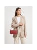 Lazarotti Bologna Leather Pochette Schultertasche Leder 22 cm in red