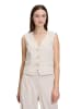 BETTY & CO Sommerweste mit Taschen in Beige